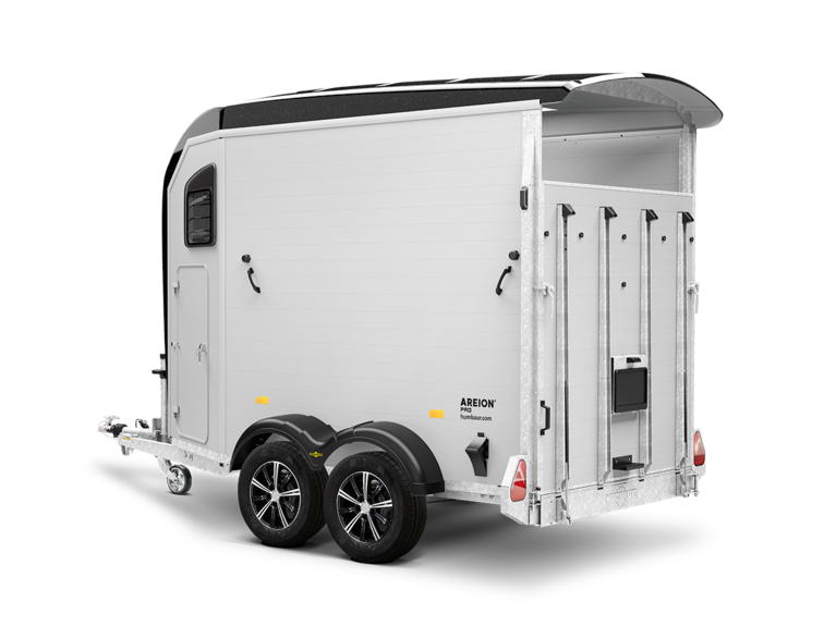 Humbaur Areion Pro rear view with closed rear door | © Humbaur GmbH