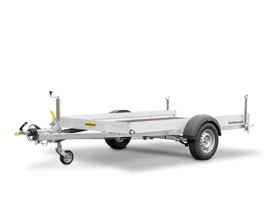 Trailer Small car and motorcycle transporters (up to 3 bikes) in detail
